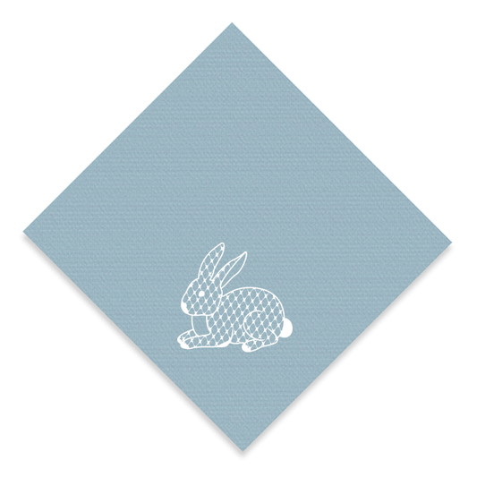 BLUE BUNNY COCKTAIL NAPKINS