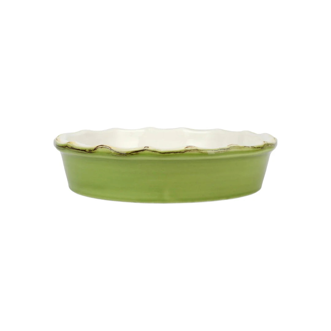ITALIAN BAKERS PIE DISH, GREEN