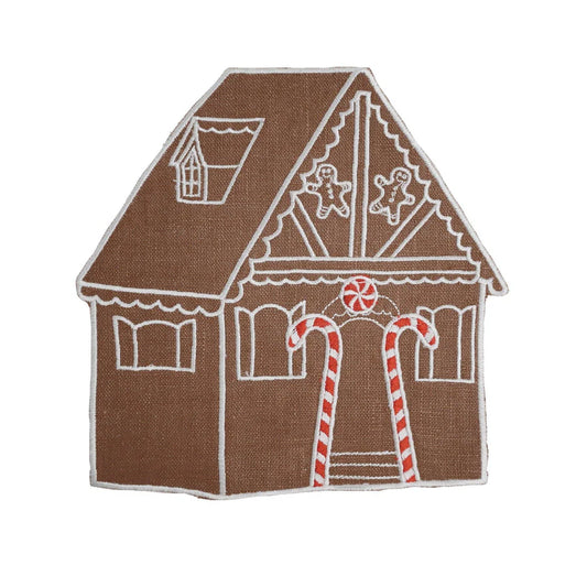 GINGERBREAD HOUSE COCKTAIL NAPKINS (SET OF 4)