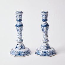Load image into Gallery viewer, CHINOISERIE CANDLESTICK, BLUE &amp; WHITE
