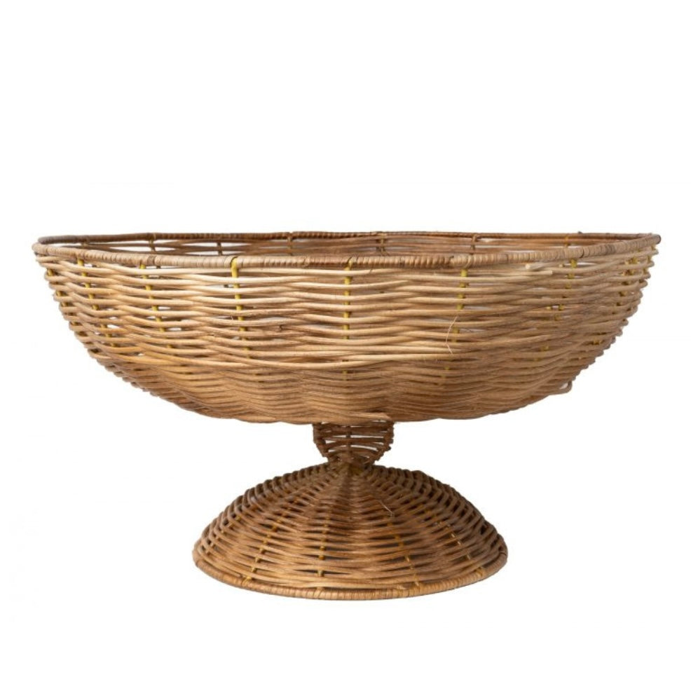 WICKER FOOTED BOWL