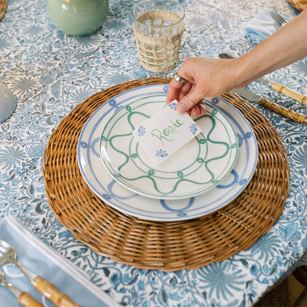 SERENITY GREEN DESSERT PLATE