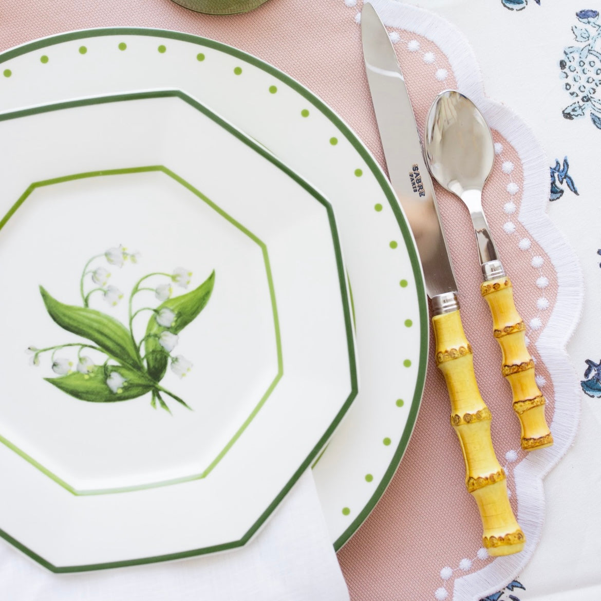 LILY OF THE VALLEY DINNER PLATE