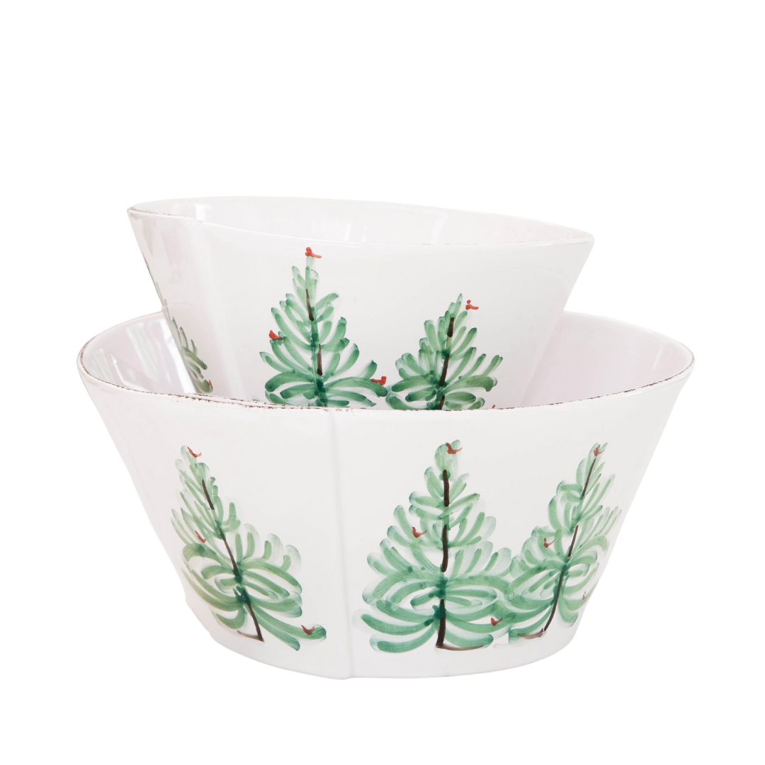 LASTRA HOLIDAY 2-PIECE SERVING BOWLS SET