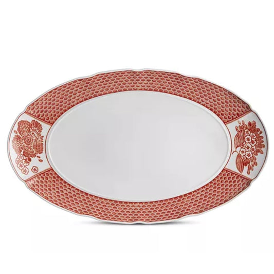 CORALINA OVAL PLATTER, SUNSET