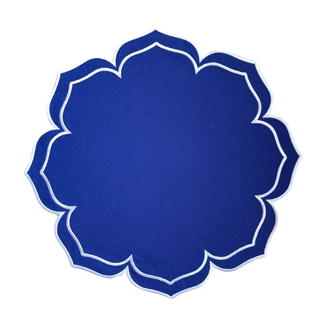 FLEUR PLACEMATS, BLUE (SET OF 4)