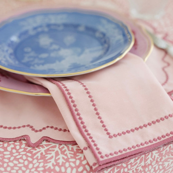 MIMI NAPKINS, PINK (SET OF 4)