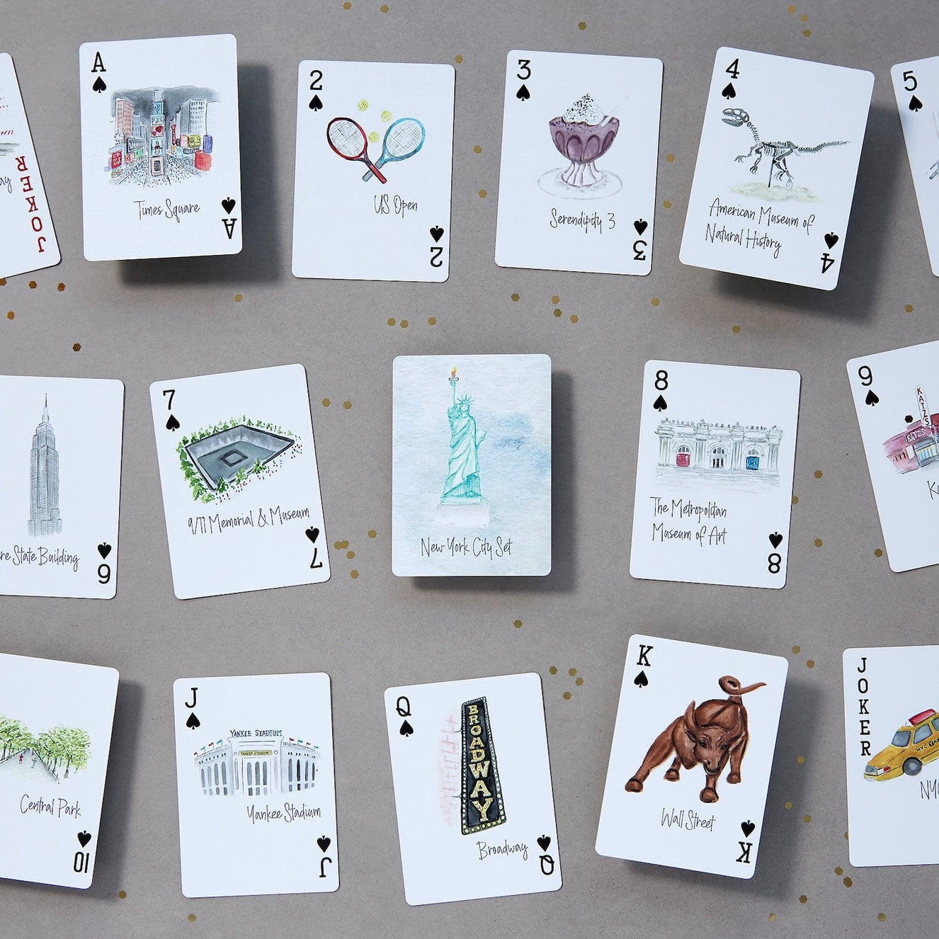 NEW YORK SET PLAYING CARDS