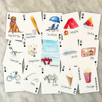 SUMMERTIME SET PLAYING CARDS