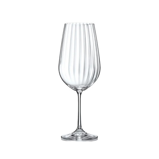 FLUTED WINE GLASSES (SET OF 6)