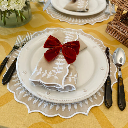 CABANA TABLECLOTH, YELLOW