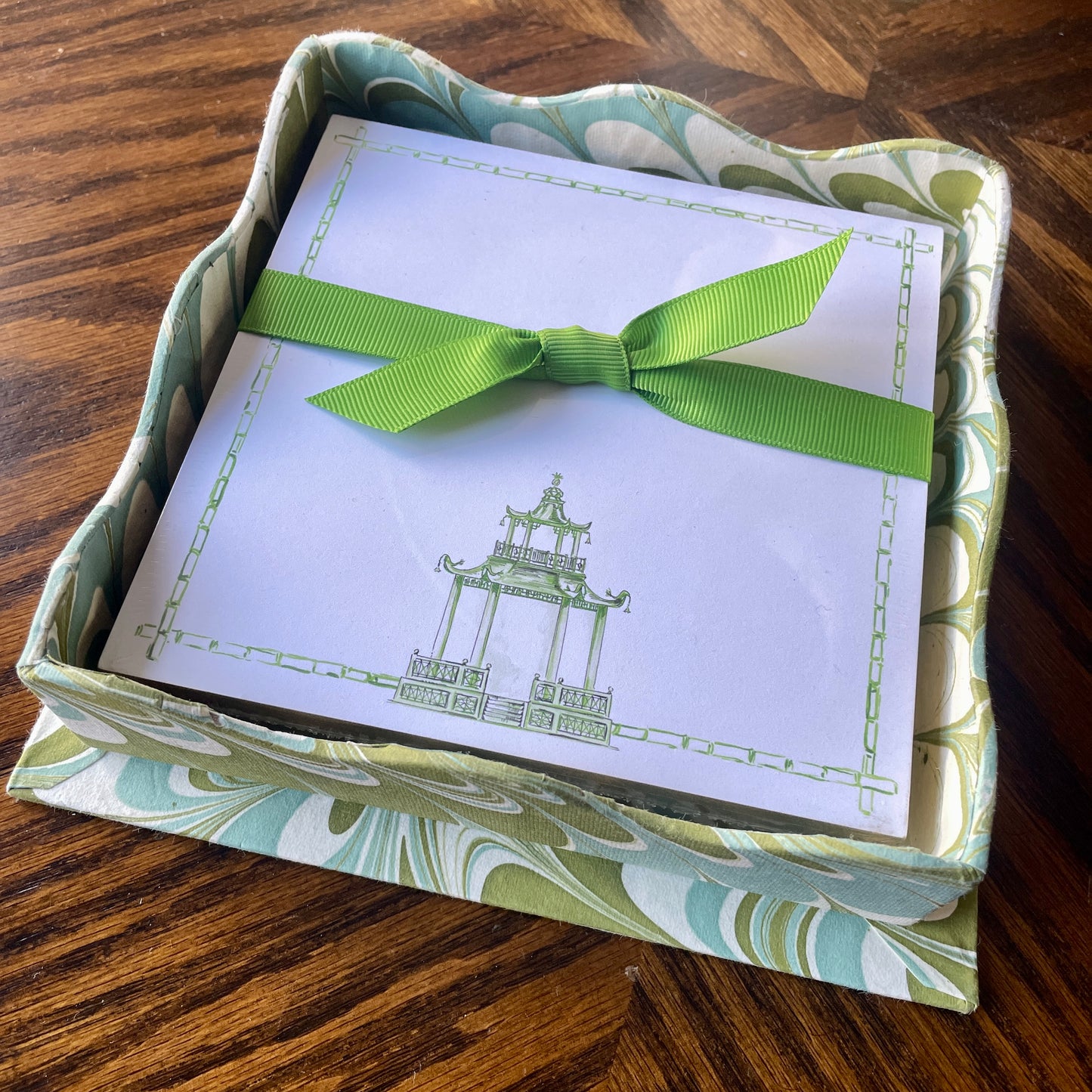 GREEN PAGODA NOTEPAD