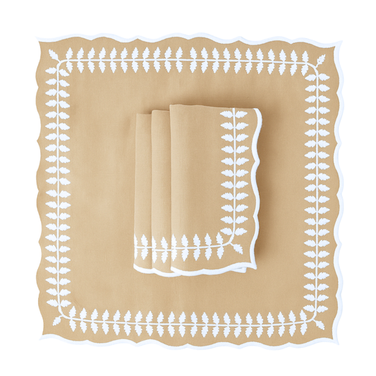 FERN NAPKINS, NATURAL (SET OF 4)