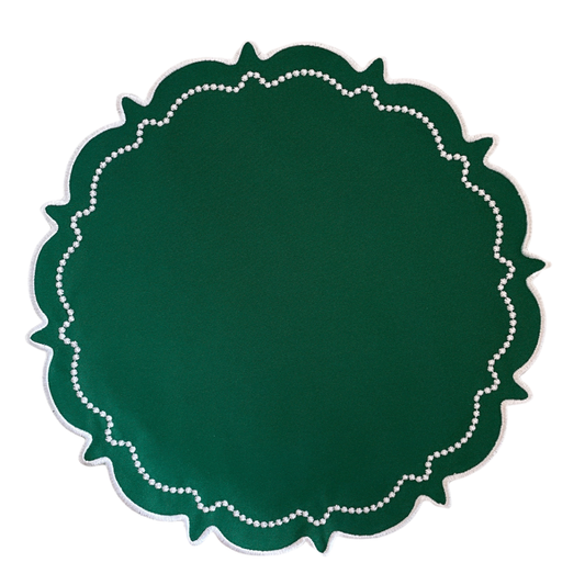 MIMI PLACEMATS, MASTERS GREEN (SET OF 4)
