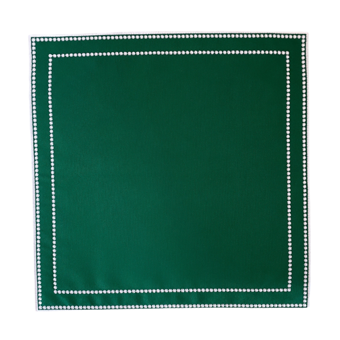 MIMI NAPKINS, MASTERS GREEN (SET OF 4)
