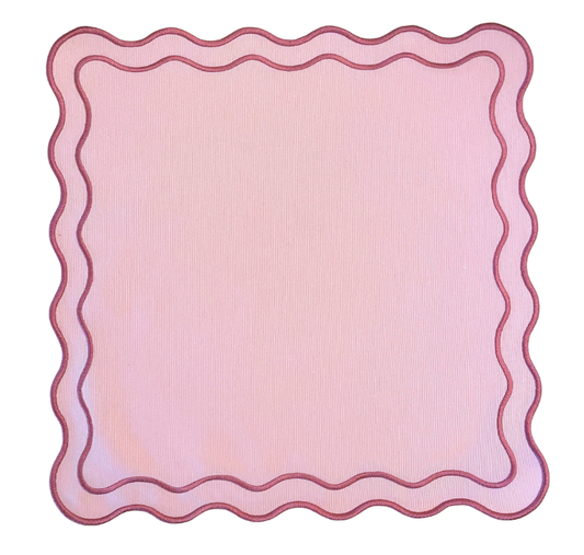COLETTE NAPKINS, PINK (SET OF 4)