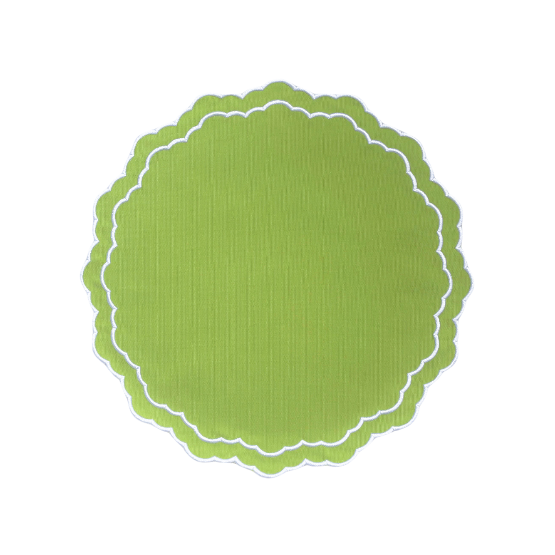 RHODE PLACEMATS, GREEN (SET OF 4)