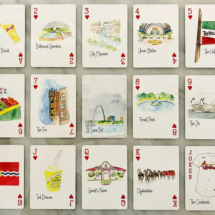 ST. LOUIS SET PLAYING CARDS