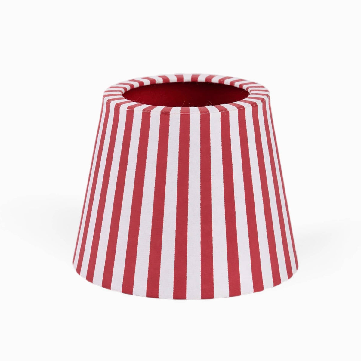 STRIPE LAMPSHADE, RED STRIPE