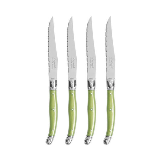 STEAK KNIVES SET, SPRING GREEN
