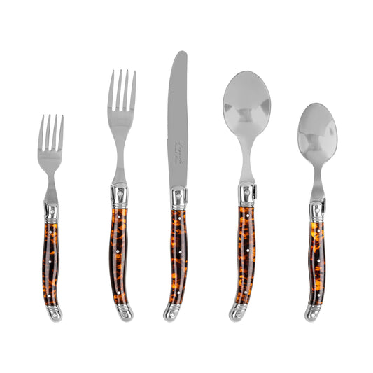 TORTOISE FLATWARE SET