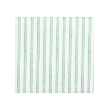 STRIPE COCKTAIL NAPKINS, GREEN