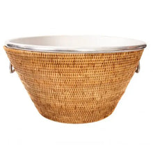 Load image into Gallery viewer, WOVEN RATTAN BEVERAGE TUB
