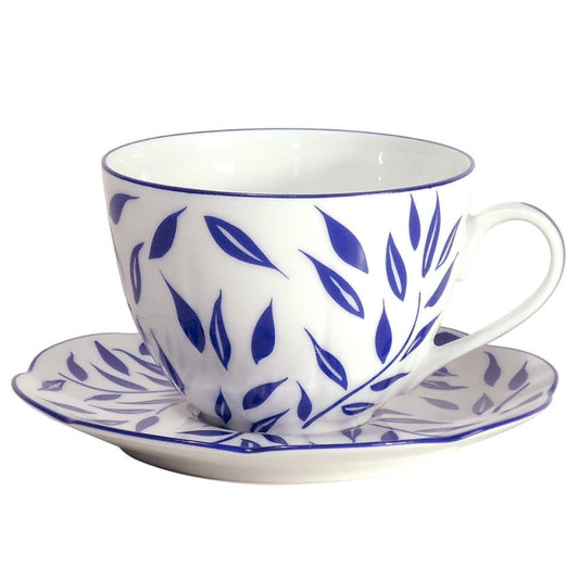 OLIVIER TEA CUP & SAUCER, BLUE