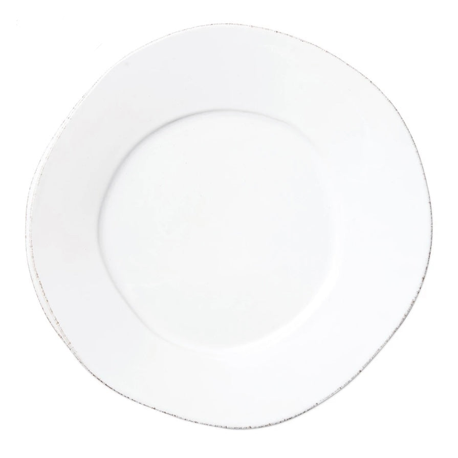 LASTRA DINNER PLATE, WHITE
