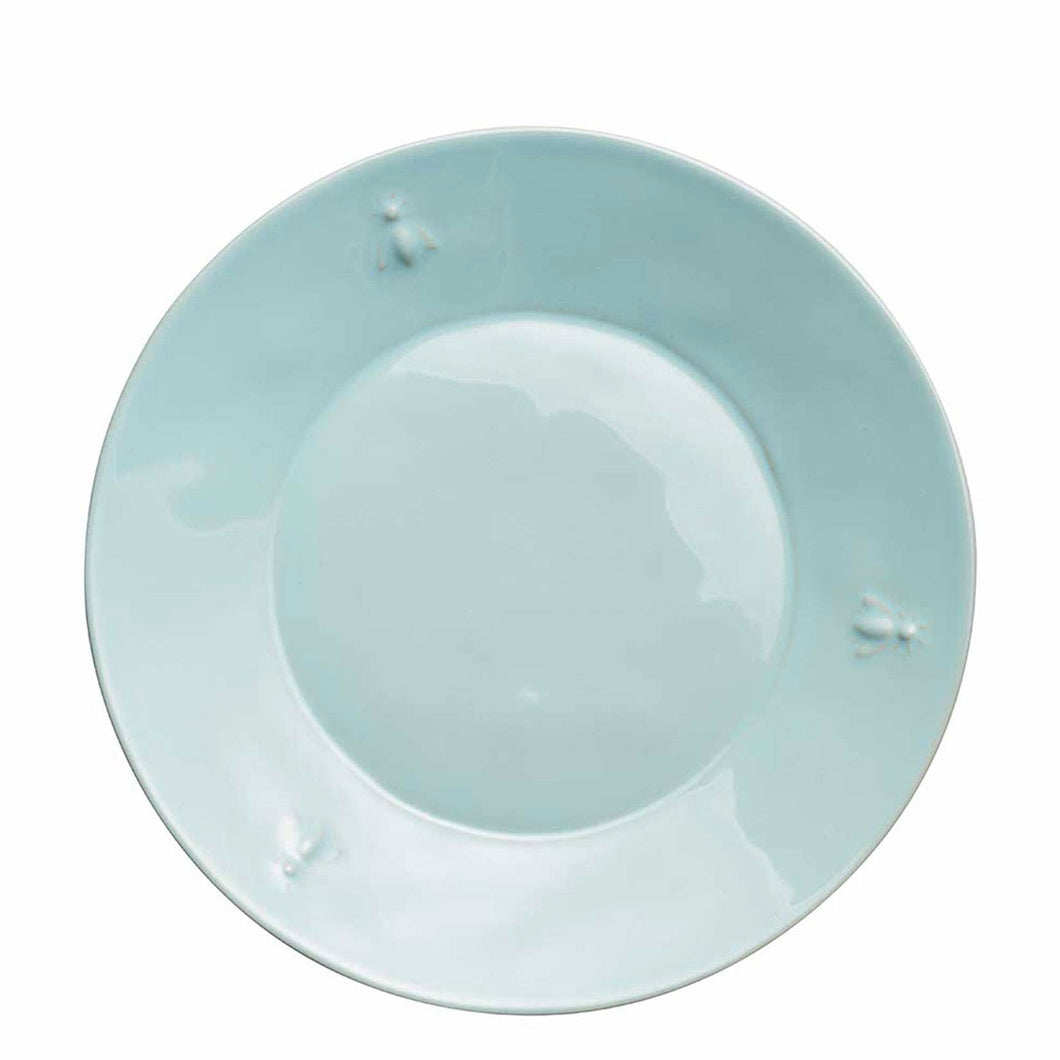 BEE DESSERT PLATE, BLUE