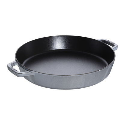 CAST IRON DOUBLE HANDLE FRY PAN