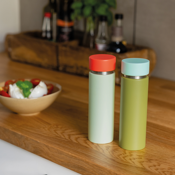 COLORBLOCK SPICE MILL, GREEN & BLUE