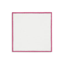 Load image into Gallery viewer, BEL AIR LINEN COCKTAIL NAPKINS, ROSY (SET OF 4)

