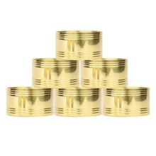 Load image into Gallery viewer, MAGALI GOLD NAPKIN RINGS (SET OF 6)

