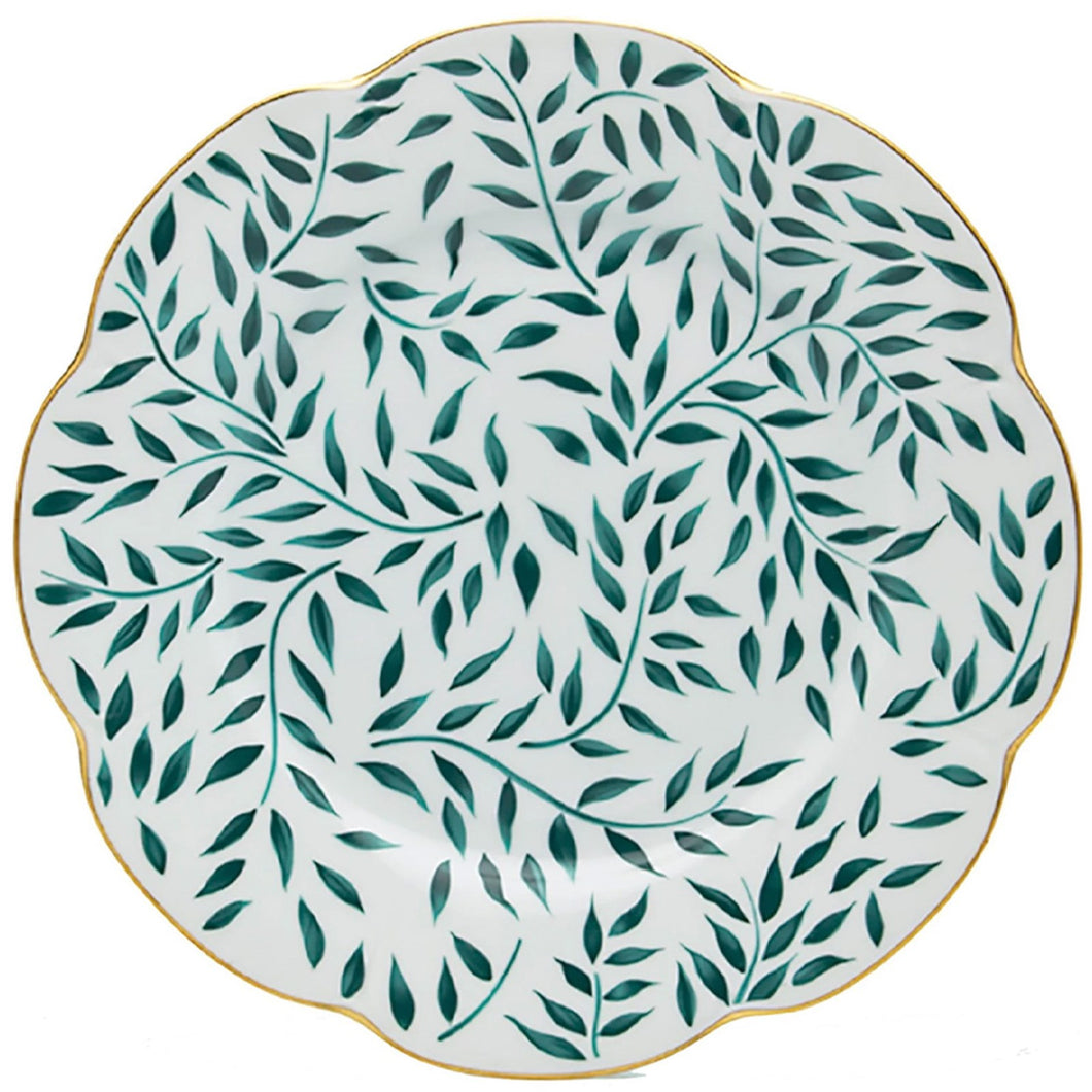 OLIVIER DINNER PLATE, GREEN