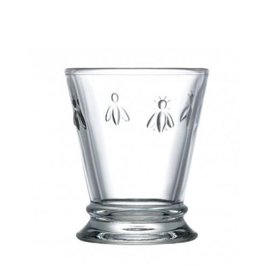BEE TUMBLER, CLEAR (SET OF 6)