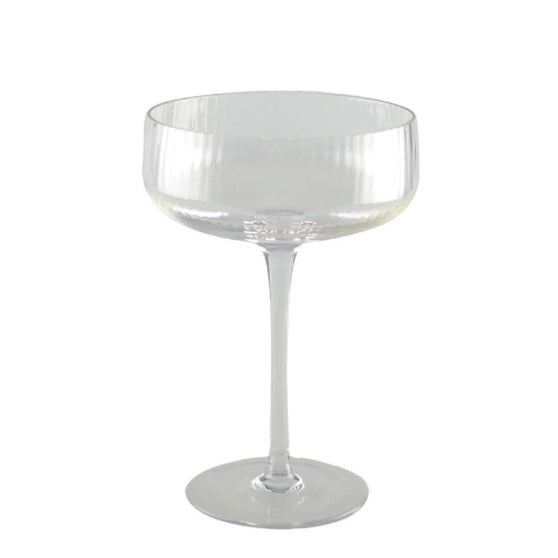 FLUTED CHAMPAGNE COUPES (SET OF 6)