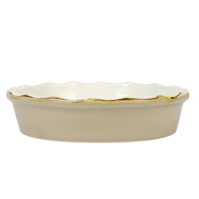 ITALIAN BAKERS PIE DISH, ASSORTED COLORS