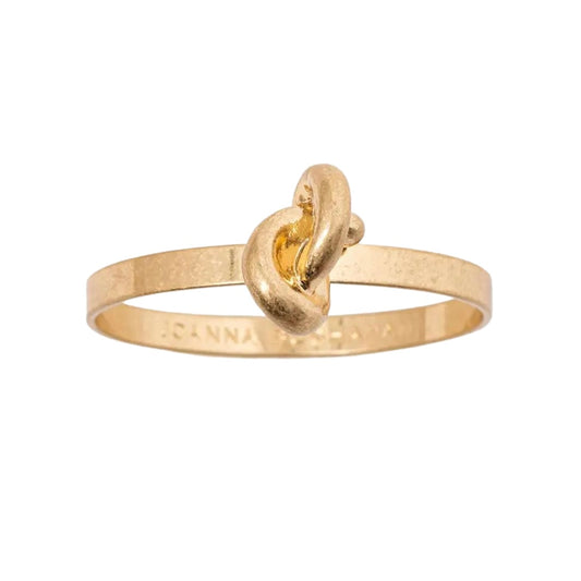 BRASS KNOT NAPKIN RINGS (SET OF 8)