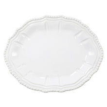 Load image into Gallery viewer, INCANTO STONE BAROQUE SMALL OVAL PLATTER, WHITE
