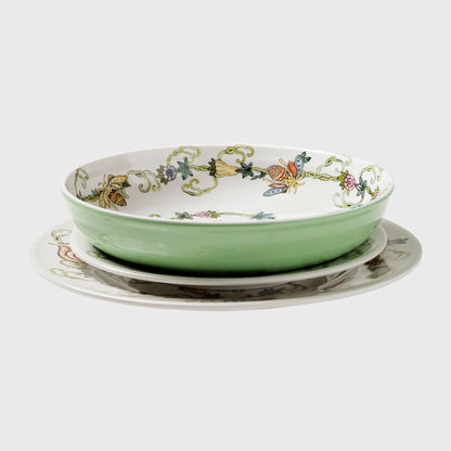 GARDEN PARTY SHALLOW BOWLS (SET OF 4)